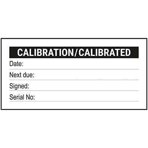 V Safety VSafety Write - On - Kalibratie/Gekalibreerd Serieel Geen Sticker - Zwart - 51x25mm (Rol van 250)