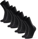 DANISH ENDURANCE Chaussettes de randonnée en laine mérinos - Chaussettes anti-ampoules - Thermiques - Respirantes - pour Hommes et Femmes - Gris - Taille 43-47
