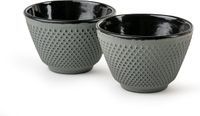 Bredemeijer Kopjes Xilin Gietijzer Lichtgroen - Theemok Set van 2