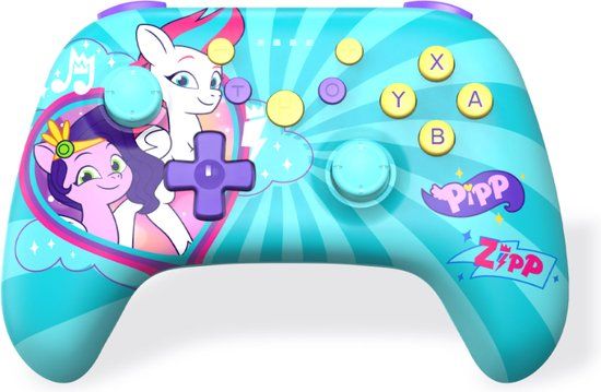 Freaks & Geeks My Little Pony Controller - Groen/Turquoise - Nintendo Switch/PC