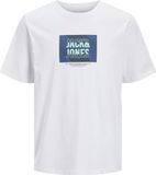 JACK&JONES JJHUDSON TEE SS CREW NECK LN T-shirt Homme L Blanc Coton