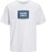 JACK&JONES JJHUDSON TEE SS CREW NECK LN T-shirt Homme L Blanc Coton