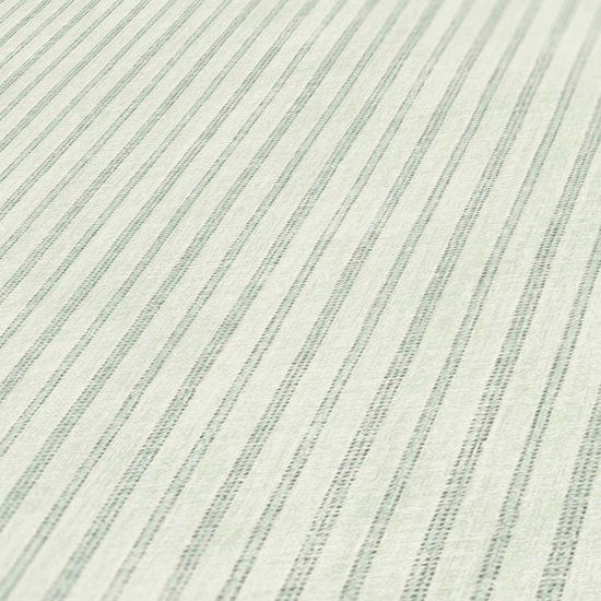A.S. Création Gestreept behang crème groen - A.S. Création Maison Charme 390765 - vliesbehang - 10,05 m x 0,53 m Made in Germany