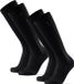 DANISH ENDURANCE Compressiekousen Dames & Heren - 21-26 mmHg - Zwart - Maat 39 - 42 - 2 paar