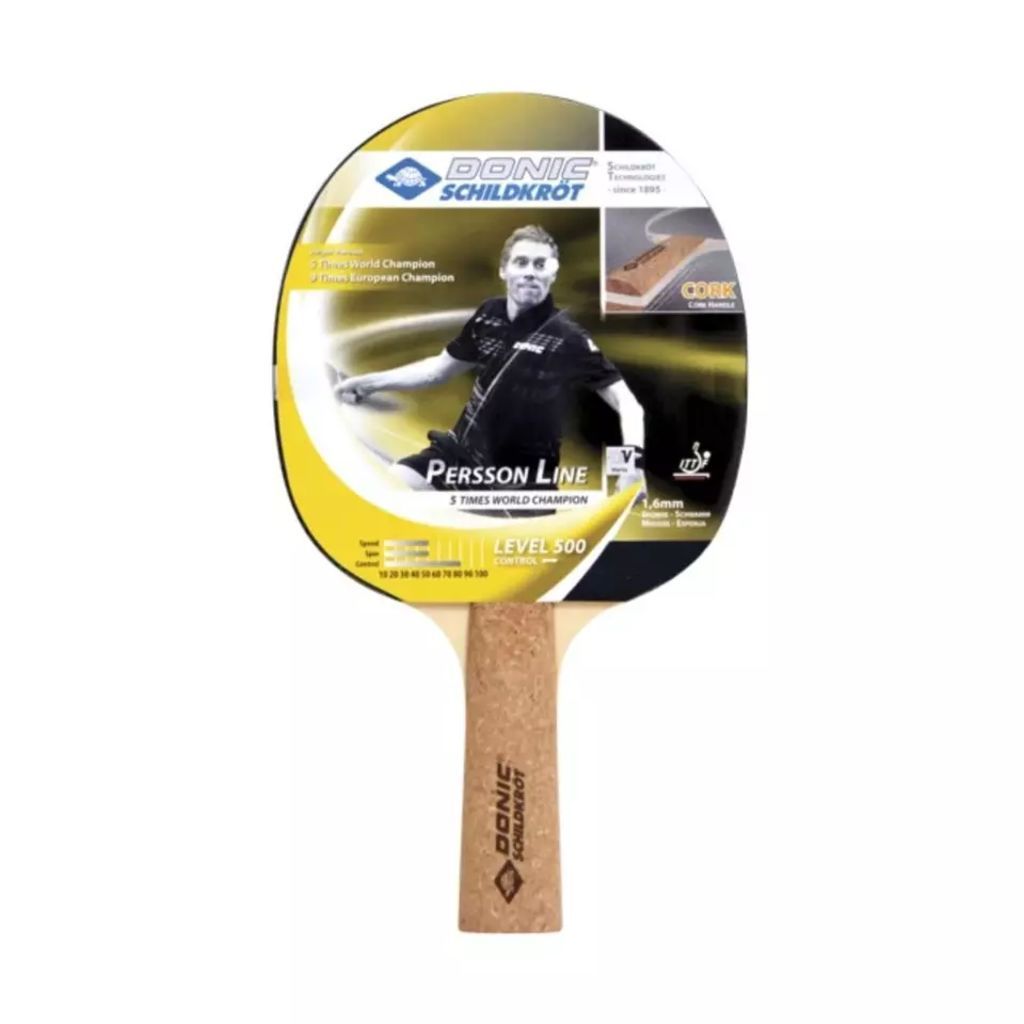 Donic Schildkröt Tafeltennisbat Persson 500 Zwart