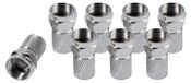 VIVanco™ F-Stecker, 7,0 mm, 8 Stück