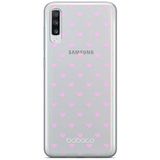 ERT GROUP mobiel telefoonhoesje voor Samsung A70 origineel en officieel erkend Babaco patroon Hearts 001 optimaal aangepast aan de vorm van de mobiele telefoon, gedeeltelijk bedrukt