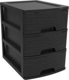 EDA Ladeblok/bureau organizer A5 - Zwart - 3 Lades - Stapelbaar