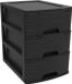 EDA Ladeblok/bureau organizer A5 - Zwart - 3 Lades - Stapelbaar