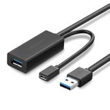 Ugreen 20827 USB-kabel USB 3.2 Gen 1 (3.1 Gen 1) 10 m USB A USB A/Micro-USB B Zwart