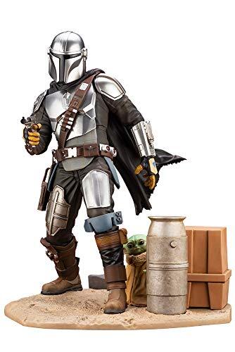 Kotobukiya Wars The Mandalorian ARTFX beeld 1 7 Mandalorian & The Child 26 cm SW178 meerkleurig