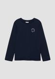 s.Oliver T-shirt voor kinderen, 116/122, navy, 100% katoen