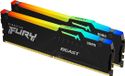 Kingston Fury Beast RGB KF556C40BBAK2-64 - RAM-geheugen - 64GB - 5600MT/s - DDR5 - DIMM - 2 x 32 GB