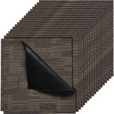 Vevor Tapijttegels 609,6 X 609,6 X 6 Mm, 24 Stuks, Grijs en Bruin
