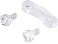 Conrad Components Trekontlasting Montagegat: 3.2 mm Polyamide 6.6 Transparant 1 set(s)