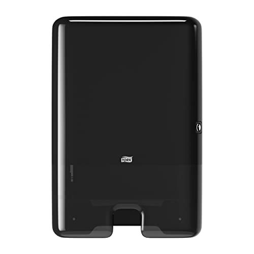 Tork Xpress Multifold Hand Towel Wall Mounted Dispenser Black H2, One-at-a-Time Dispensing, Elevation Range, 552008