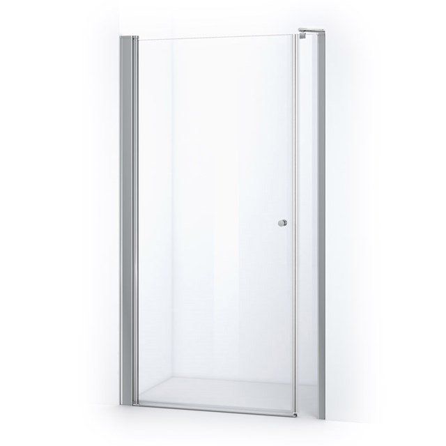 Maxaro Douchewand met Draaideur Zircon Comfort 130cm Chroom - 6095846724702