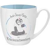 GRUSS & CO Anti-stress-mok met motief "Verpleegster"