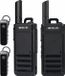 Retevis RB639P Portofoon Professionnel - PMR446 Talkies-walkies pour Adultes - Noir (2 pièces)