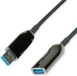Roline Aktieve USB 3.2 Gen 1 verlengkabel, AOC, zwart, 10 m