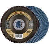 Rhodius 202820 LGZ F1 disque lamelle grain 40 inox, acier 10 pc.