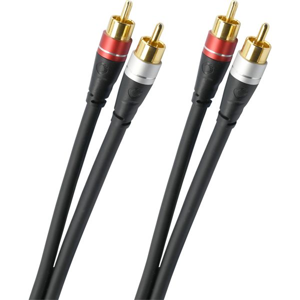 Oehlbach Audio Link - Audio kabel - 1 m - Zwart