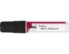 KREUL 46219 - Matte acrylmarker XXL, met spievormige punt ca. 15 mm, zwart, mat, permanente acrylverf op waterbasis, voor puristische elementen