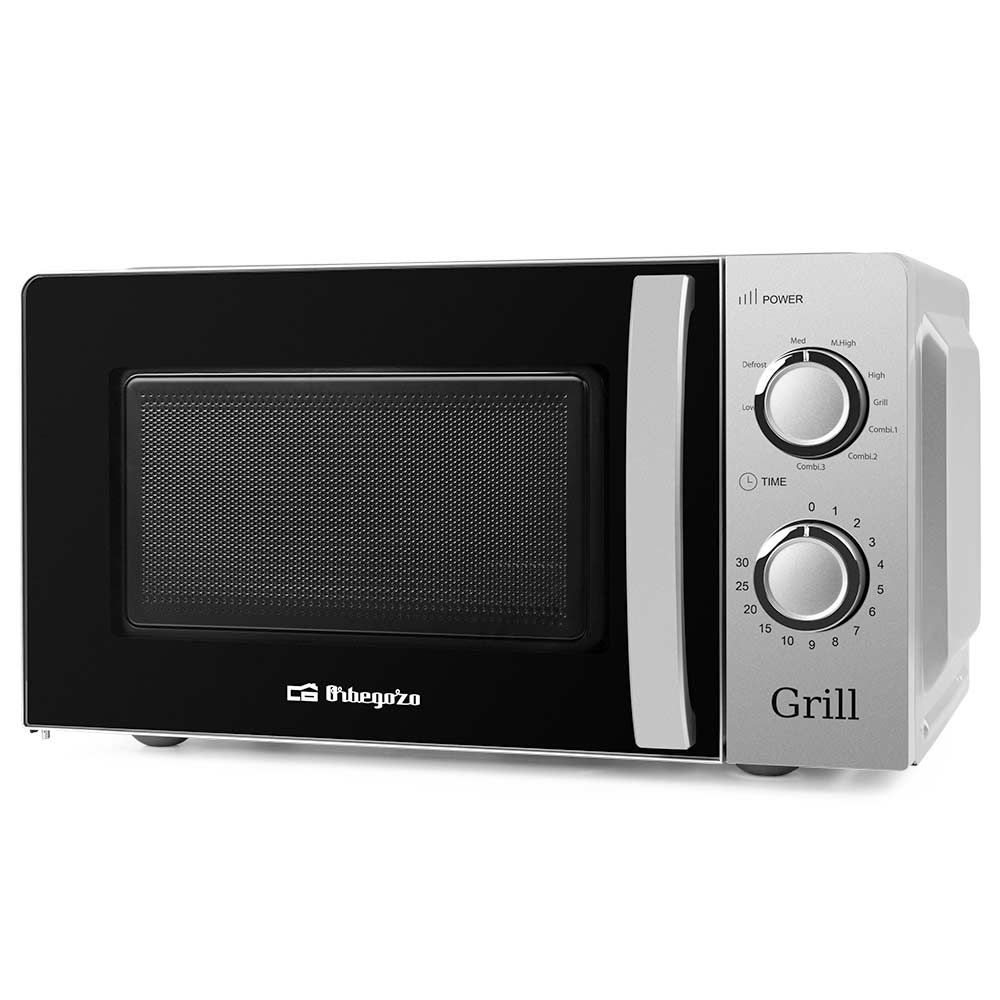 Orbegozo MIG 2138 Grill Microwave - 20L - 700W - Black/Stainless Steel