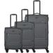 PAKLITE Set de 3 valises LIDO 4W, bleu marine (anthracite)