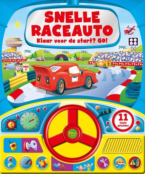 Top1Toys Rebo Productions Snelle Raceauto - Geluidboek