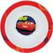 Fun Disney Cars bordje - diep - D16 cm - kunststof - ontbijtbord - kinder/peuter bordje