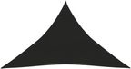 vidaXL Zonnezeil 160 g/m² 5x5x6 m HDPE Zwart