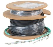 EFB-Elektronik O8303L180OM4 InfiniBand en Glasvezelkabel 180 m 4x LC U-DQ(ZN) BH Zwart