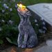 Omgoods - Pierre commémorative pour animaux de compagnie avec énergie solaire et lumière papillon