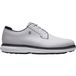 FootJoy Chaussures de golf pour hommes : Traditions Blucher, sans crampons, blanc/bleu marine