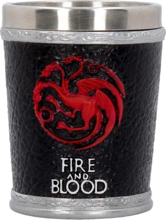 Game of Thrones Fire and Blood Shot Glas