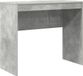 vidaXL Bureau Béton Gris MDF 90 x 40 x 76 cm