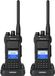 Retevis Ailunce HA1UV Amateurfunkgerät mit Mikrofon, Walkie-Talkie mit großer Reichweite, wiederaufladbares Dual-Band-Funkgerät, IP67 wasserdicht (2 Stück)