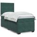 Maison Exclusive - Sommier À Lattes De Lit Et Matelas Vert Foncé 80x200 Cm Velours
