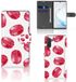 B2Ctelecom Samsung Galaxy Note 10 Book Cover Pink Macarons