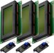 AZDelivery 3 x HD44780 2004 LCD Display Groene Bundel 4x20 Tekens met I2C-Interface compatibel met Arduino Inclusief E-Book!