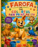 Farofa and the Colorful Paw Print Party