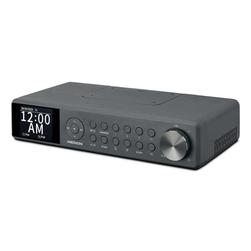 MEDION LIFE P66750 DAB+ Klokradio - Bluetooth - Grijs