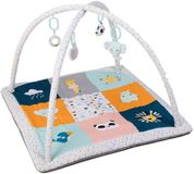 Eurekakids Babygym avec tapis de jeu extra épais (3 cm) - Tapis pour bébé avec différentes textures - Avec arche