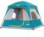 Merkloos Ruime 4-Persoons Camping Tent met Eenvoudige Opzet