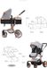 Bellaby Luxe Kinderwagen 2 In 1 Grijs