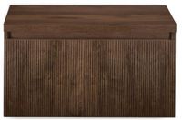 BES LED Frozen 3D Badmeubelset 80 cm - Greeplijst in Kleur - Inclusief Wastafelbovenblad Dark Oak
