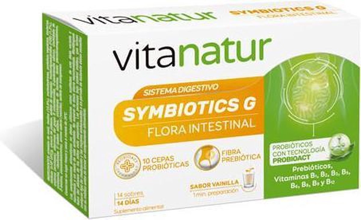 Diafarm Vitanatur Simbiotics G 14 Packets Of 2,5g