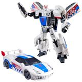 Transformers Age of the Primes Smokescreen, omvormbare Deluxe Class-actiefiguur van 13 cm, robotspeelgoed voor 8+