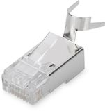 Digitus RJ45 connector voor ronde kabel, Cat. 6A, afgeschermd, 100 stuks